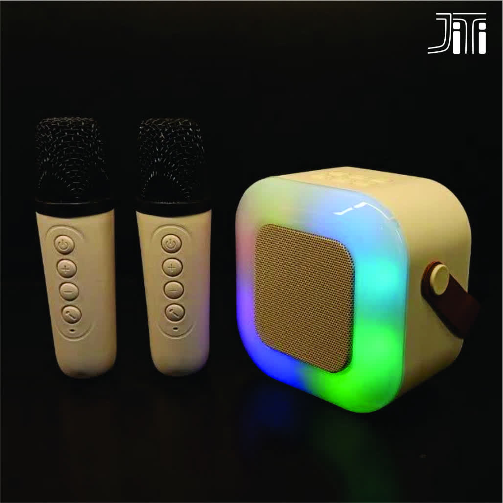 اسپیکر تو میک 7 اسپیکرحرفه ای مجهزبه دو میکروفن RGB دار - تصویر 1